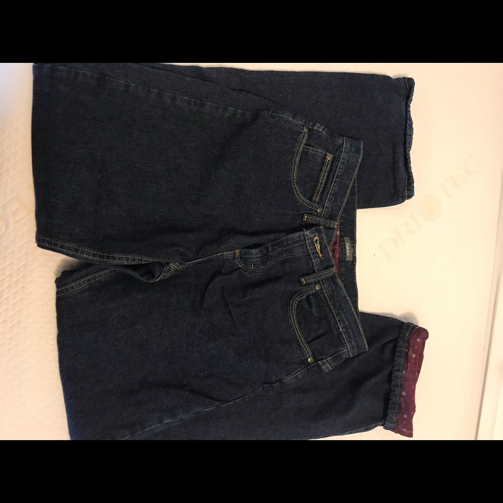 Flannel lined pants